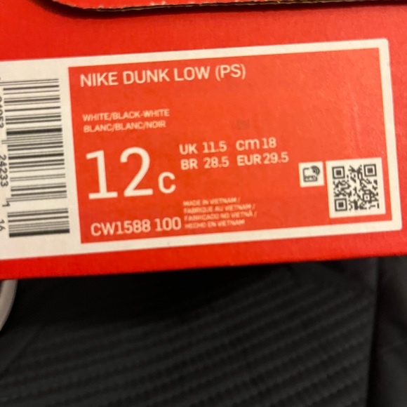 Nike Dunk Low (Panda) Toddler - Picture 4 of 6